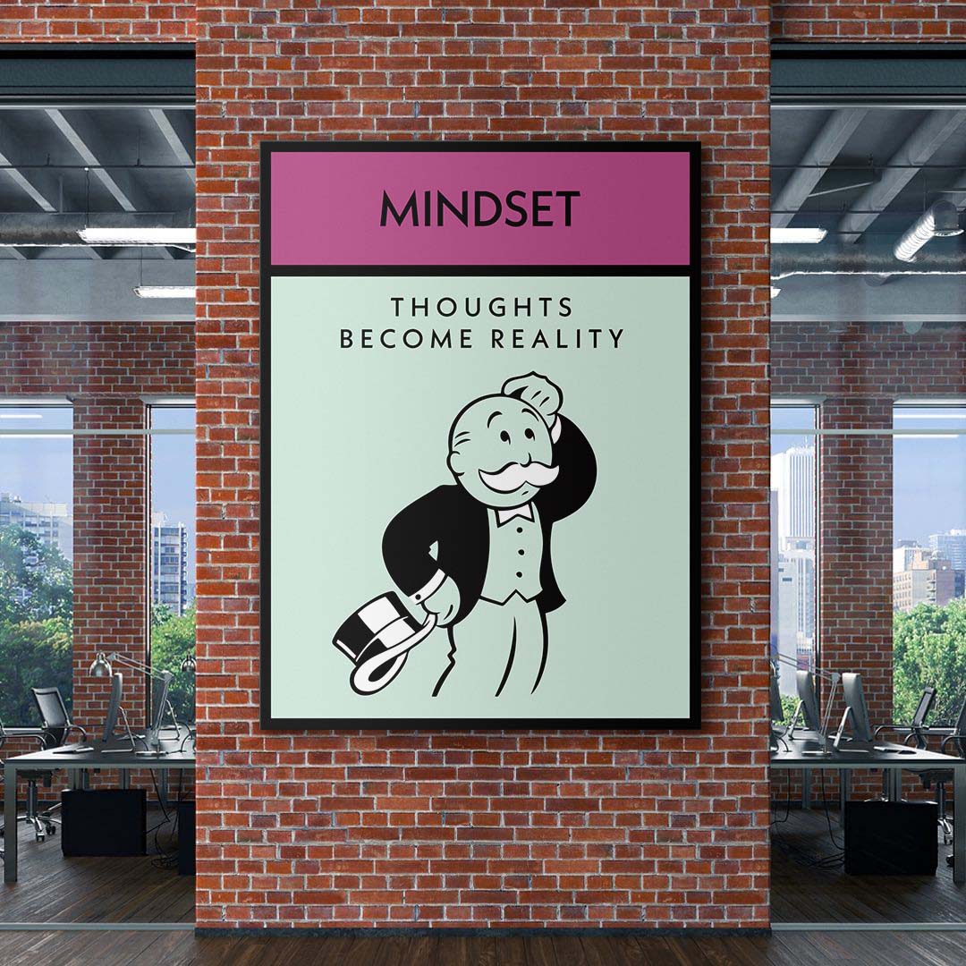 Mindset canvas art