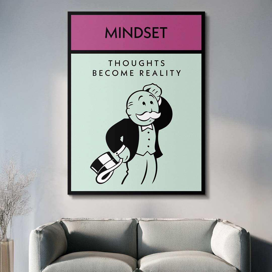 Mindset canvas art