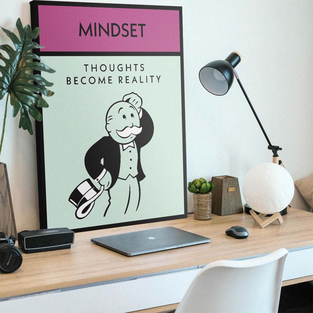 Mindset canvas art