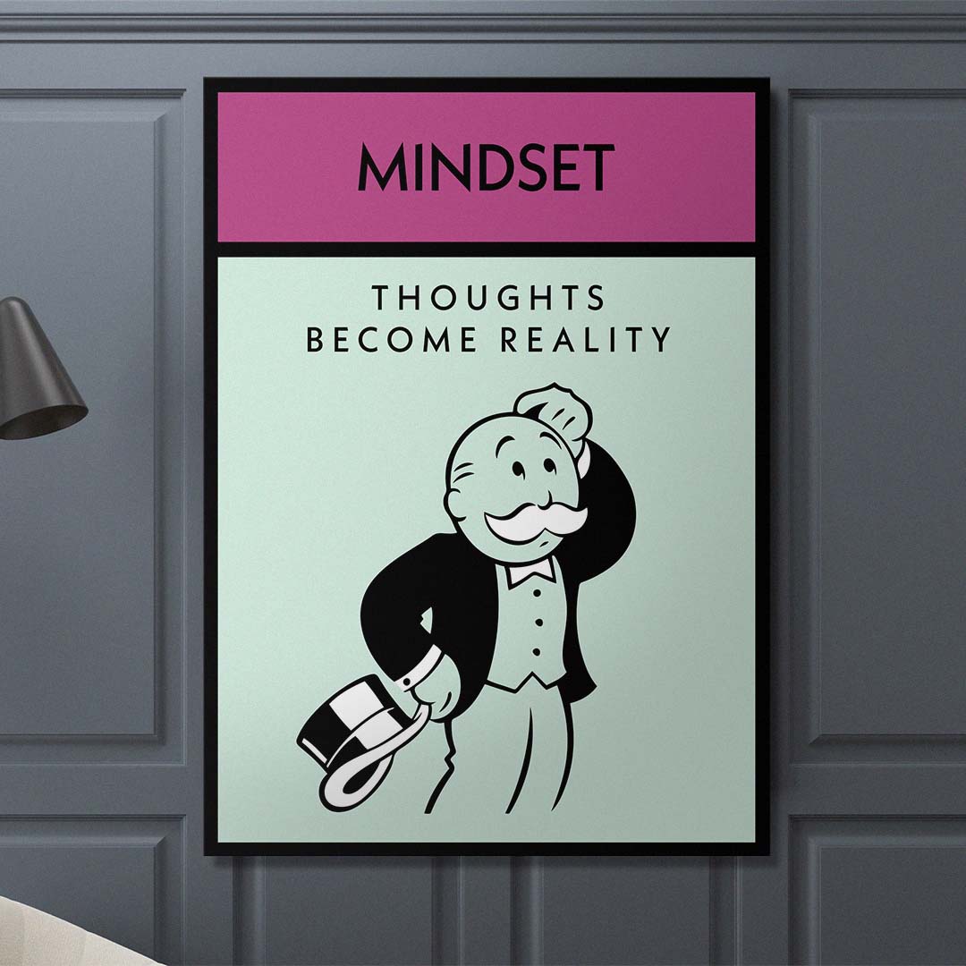 Mindset canvas art