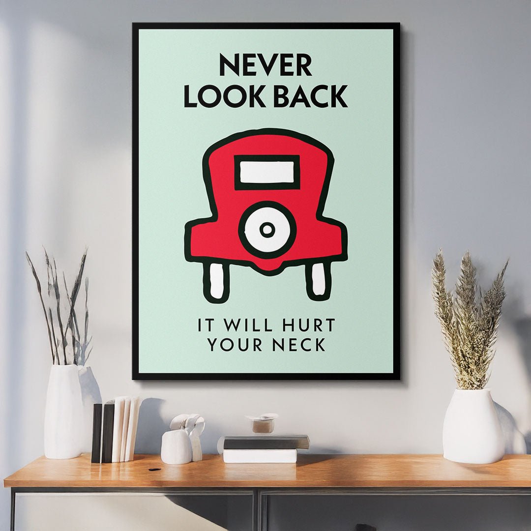 Never Look Back canvas art