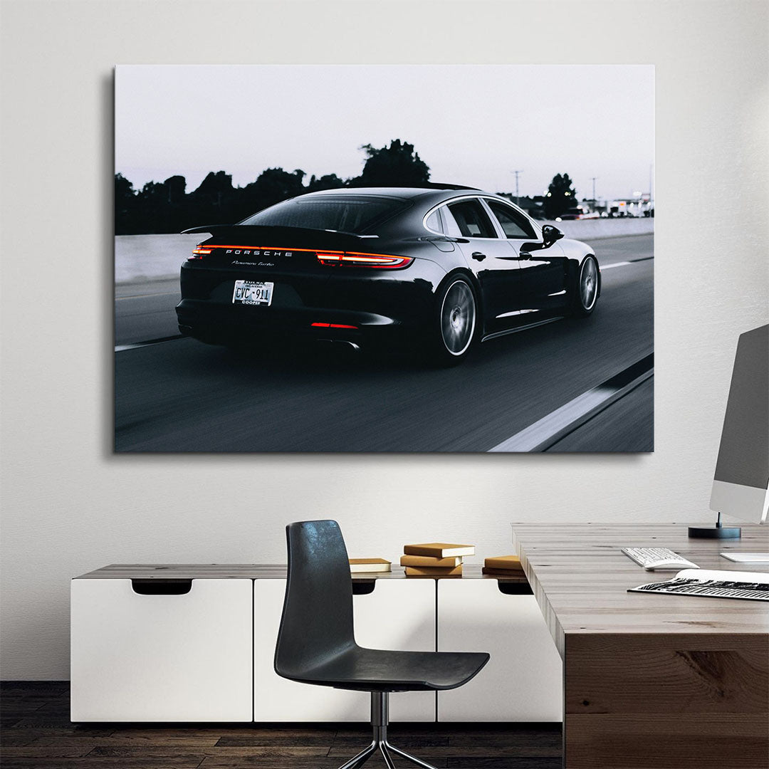 Night Motion canvas wall art