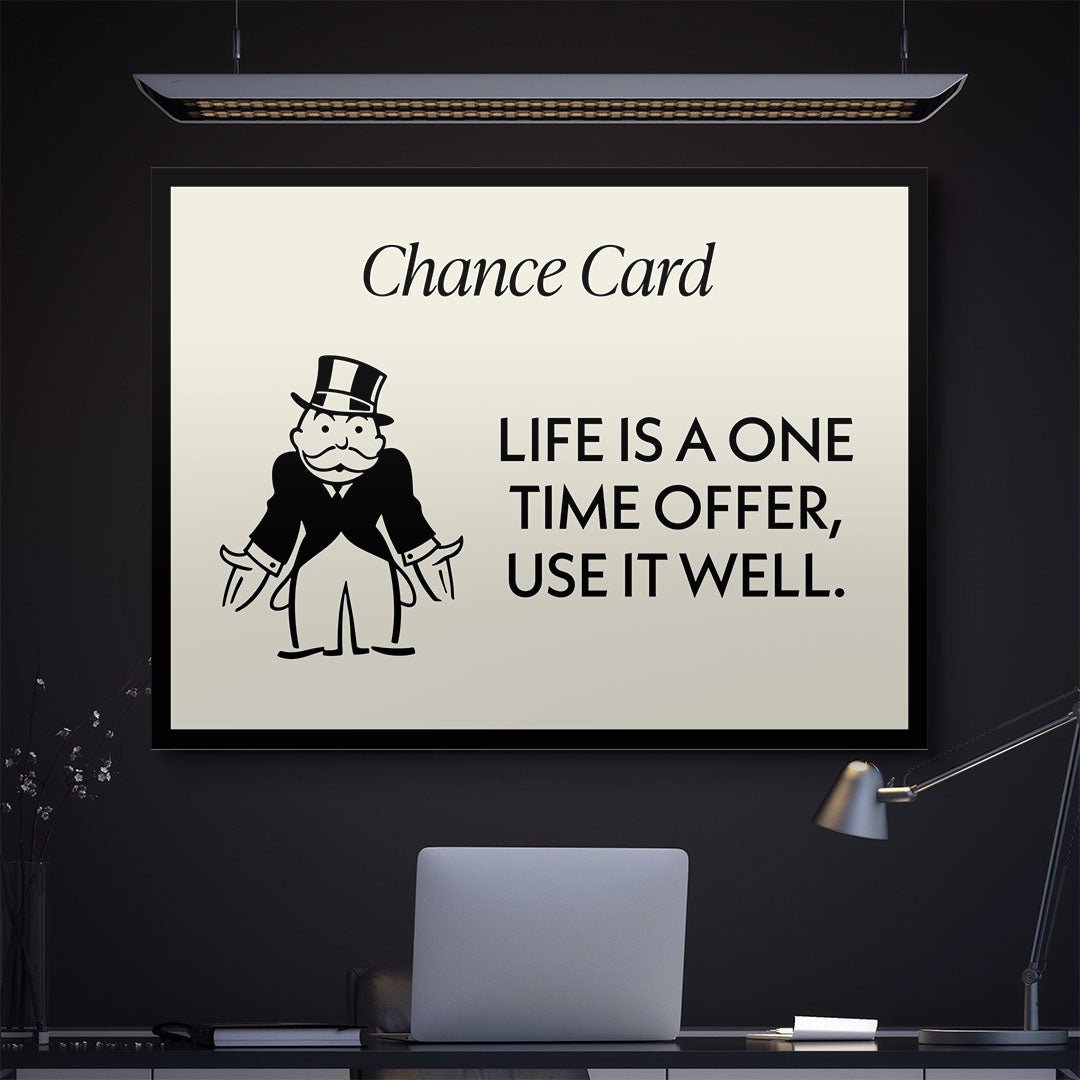 One Time Offer canvas wall art