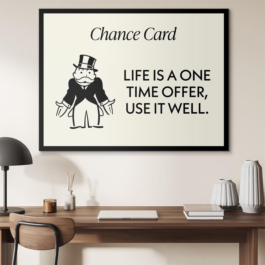 One Time Offer canvas art