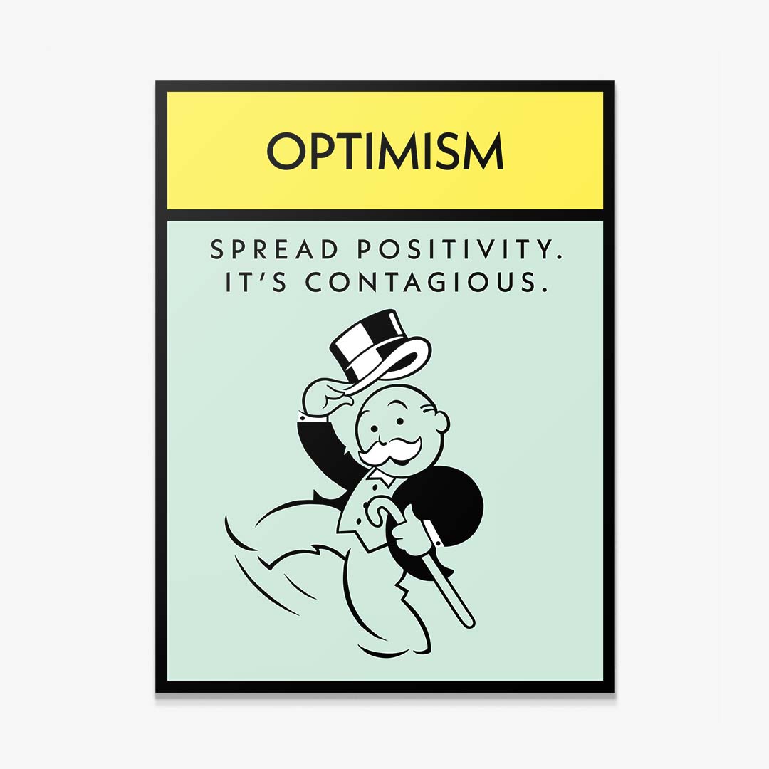 Optimism canvas art