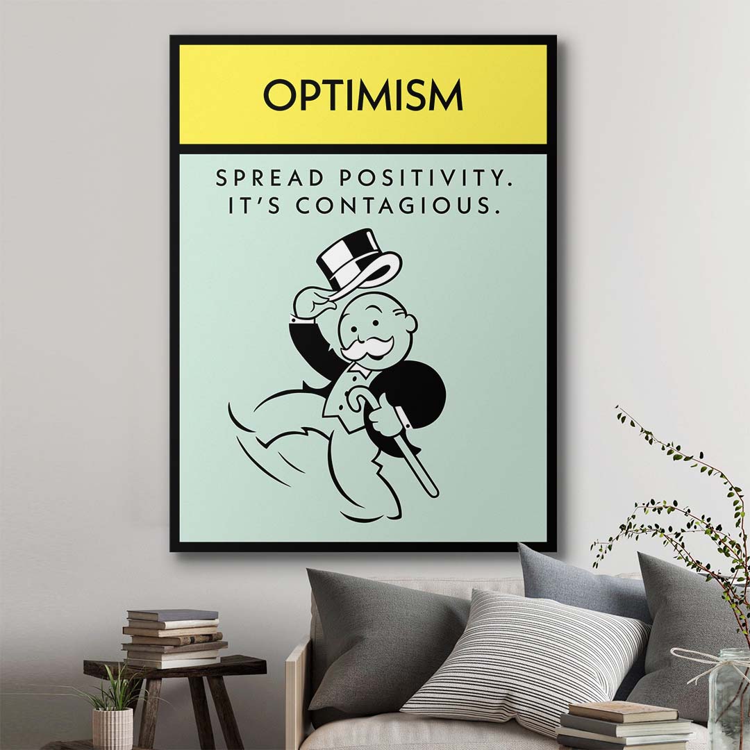 Optimism canvas art