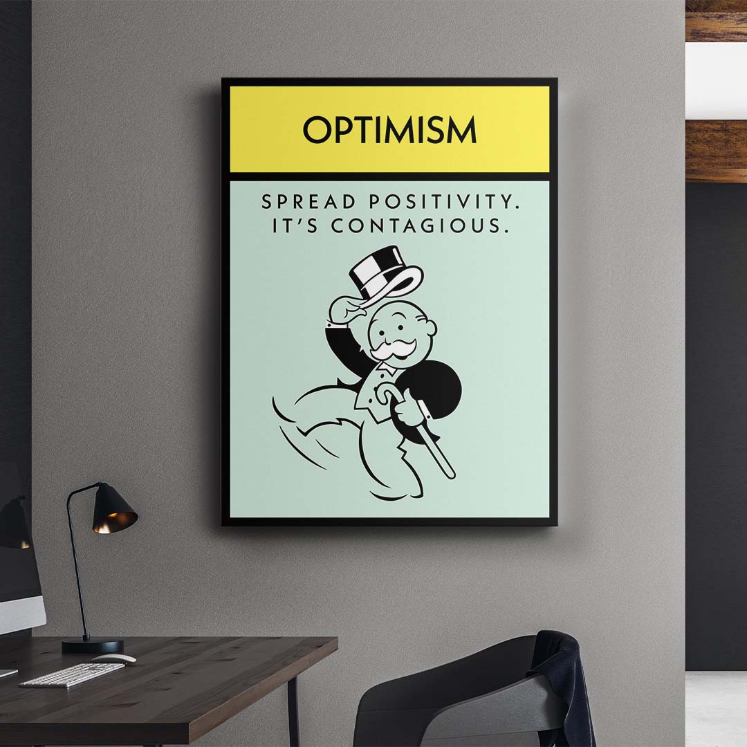 Optimism canvas art