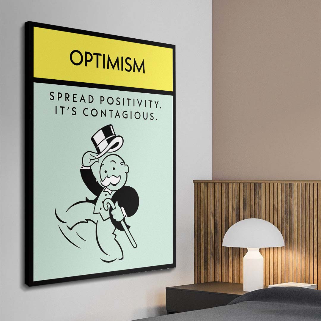 Optimism canvas art