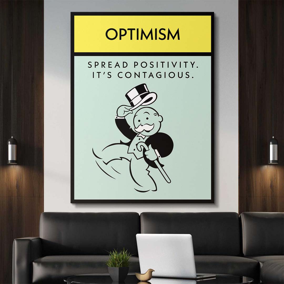 Optimism canvas art