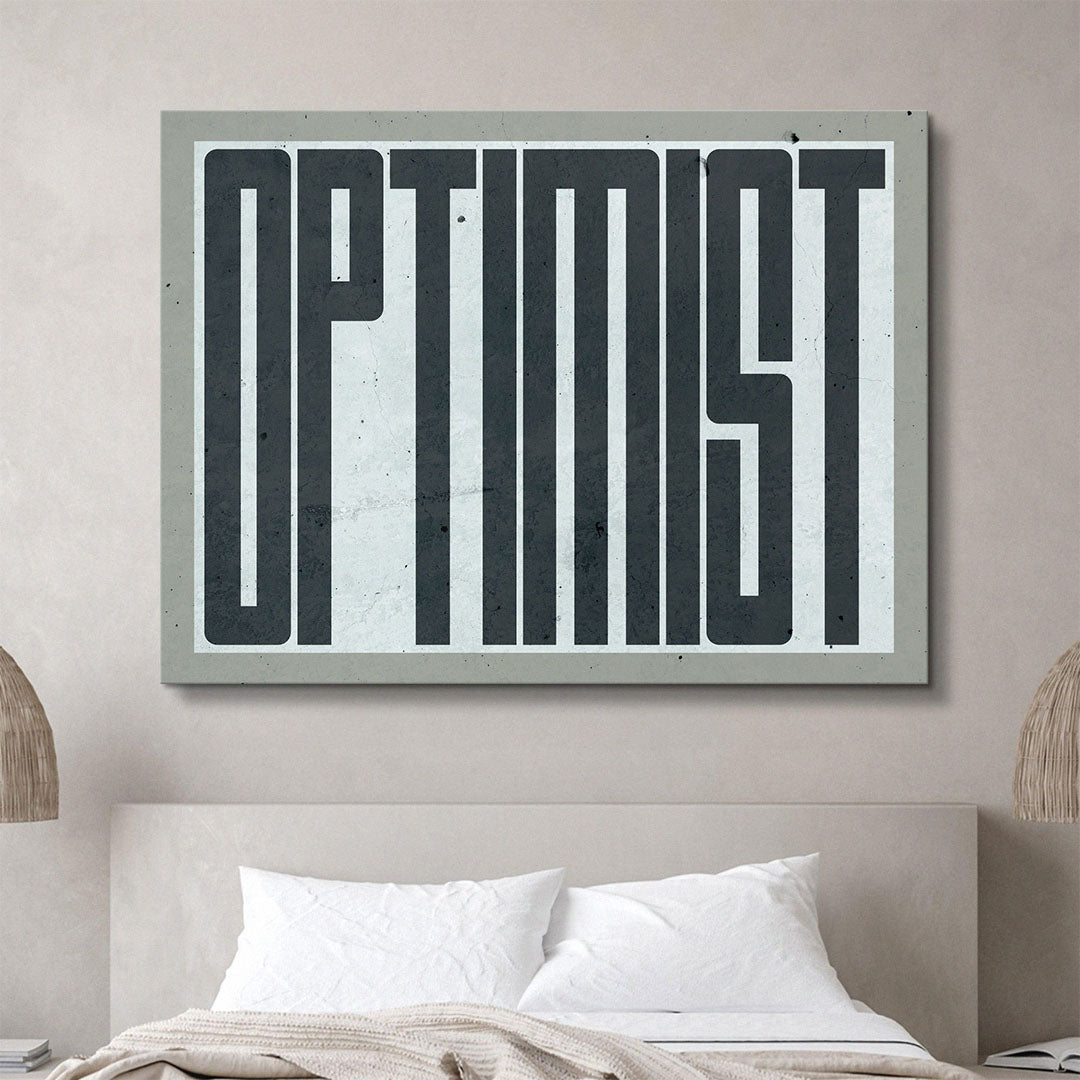 Optimist canvas art