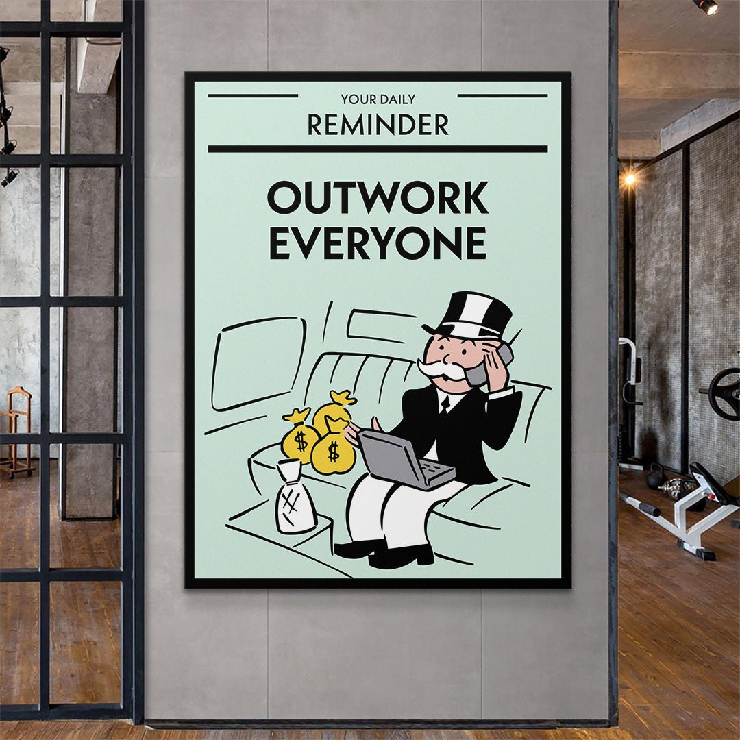 Outwork Everyone canvas art