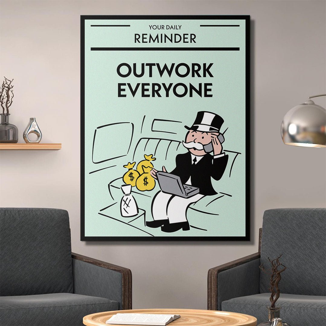 Outwork Everyone canvas art
