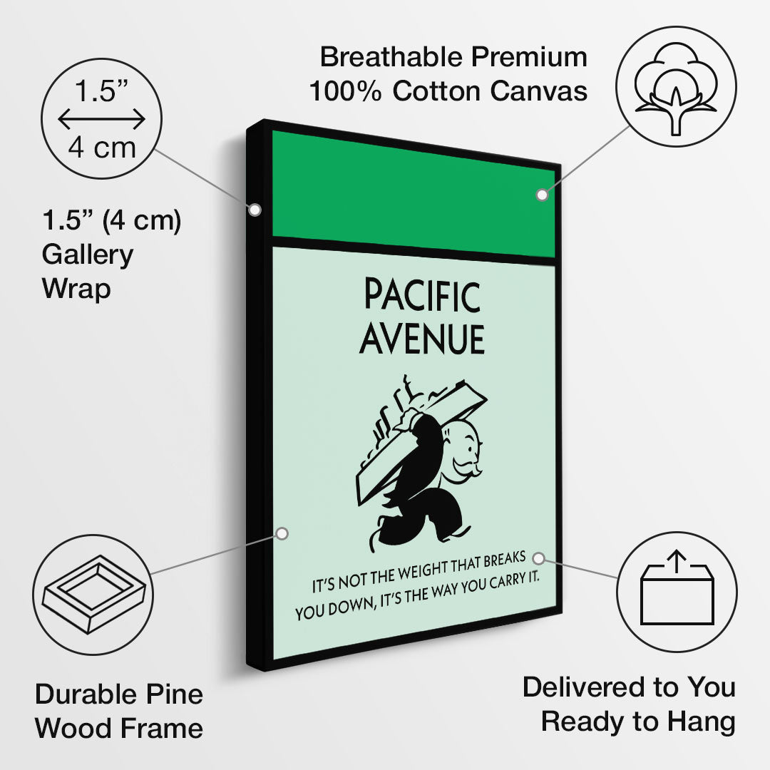 Pacific Avenue canvas art