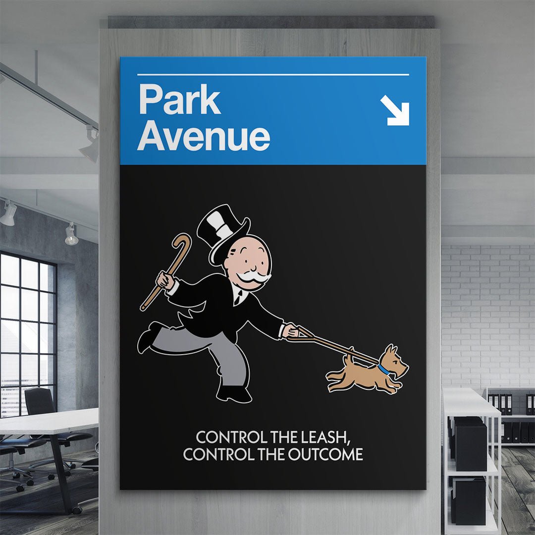 Park Place Sign motivational canvas wall art