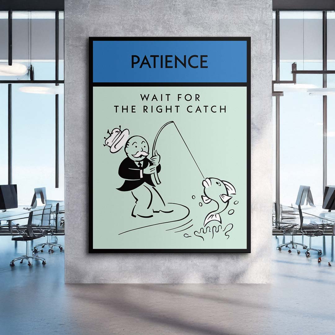 Patience canvas art
