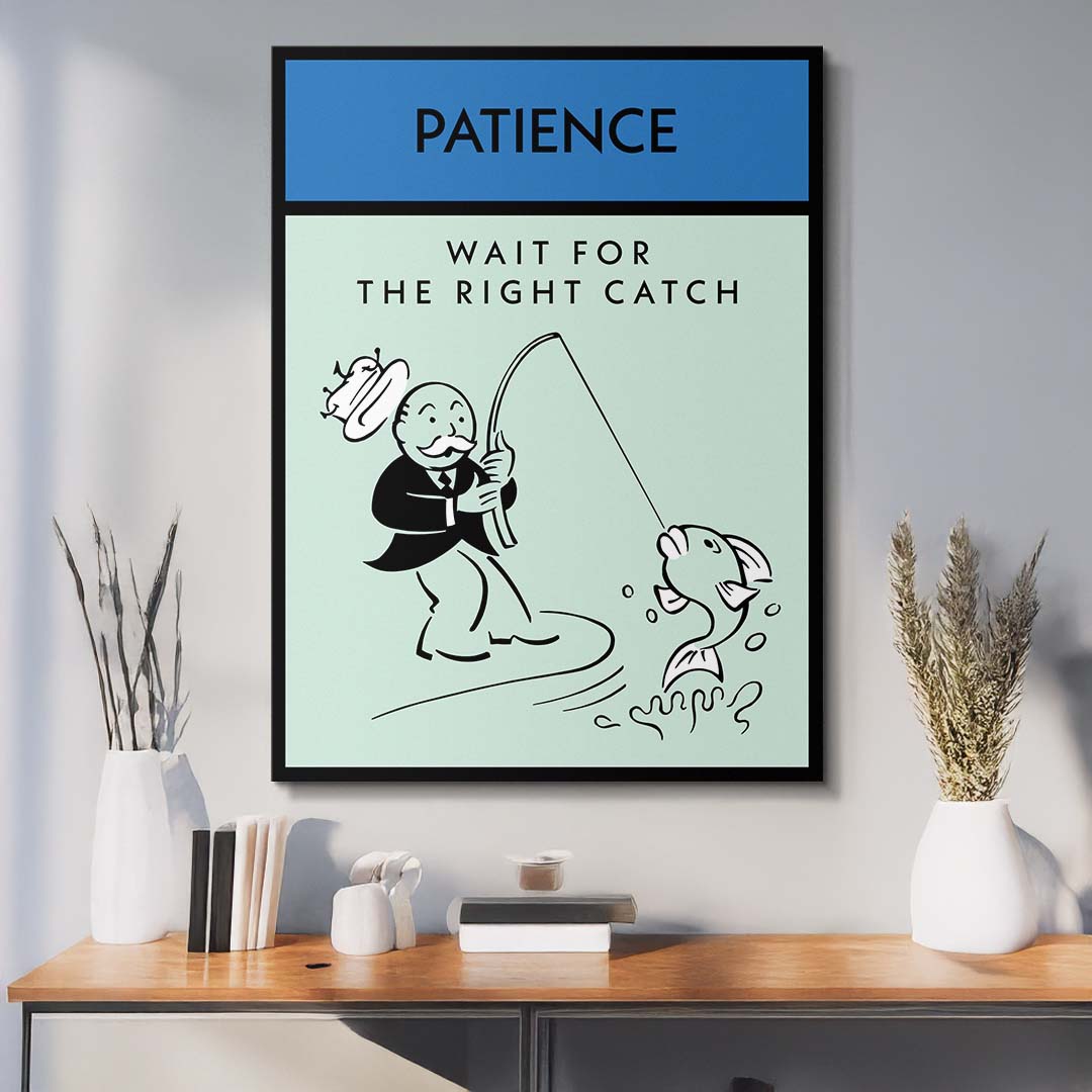 Patience canvas art