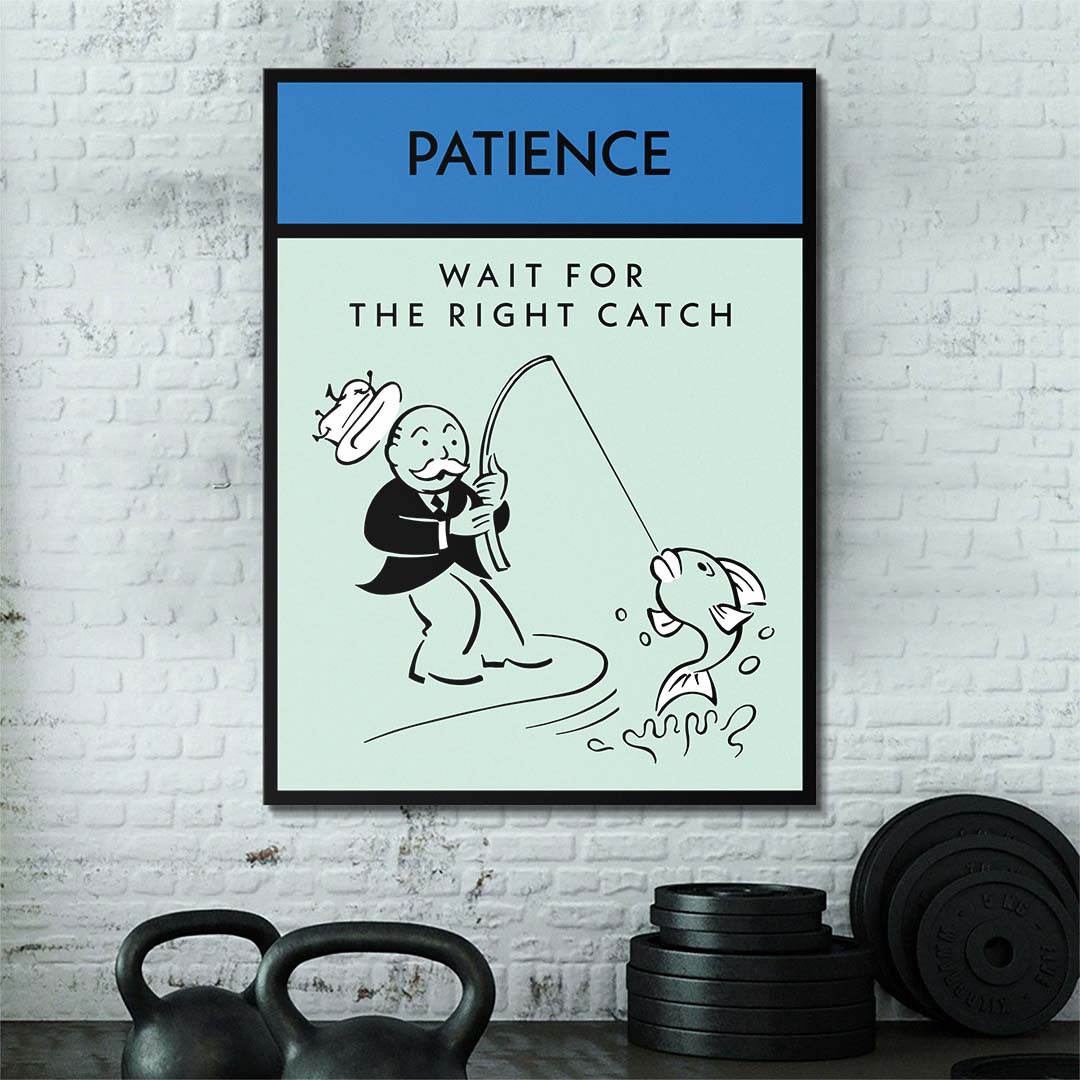 Patience canvas art