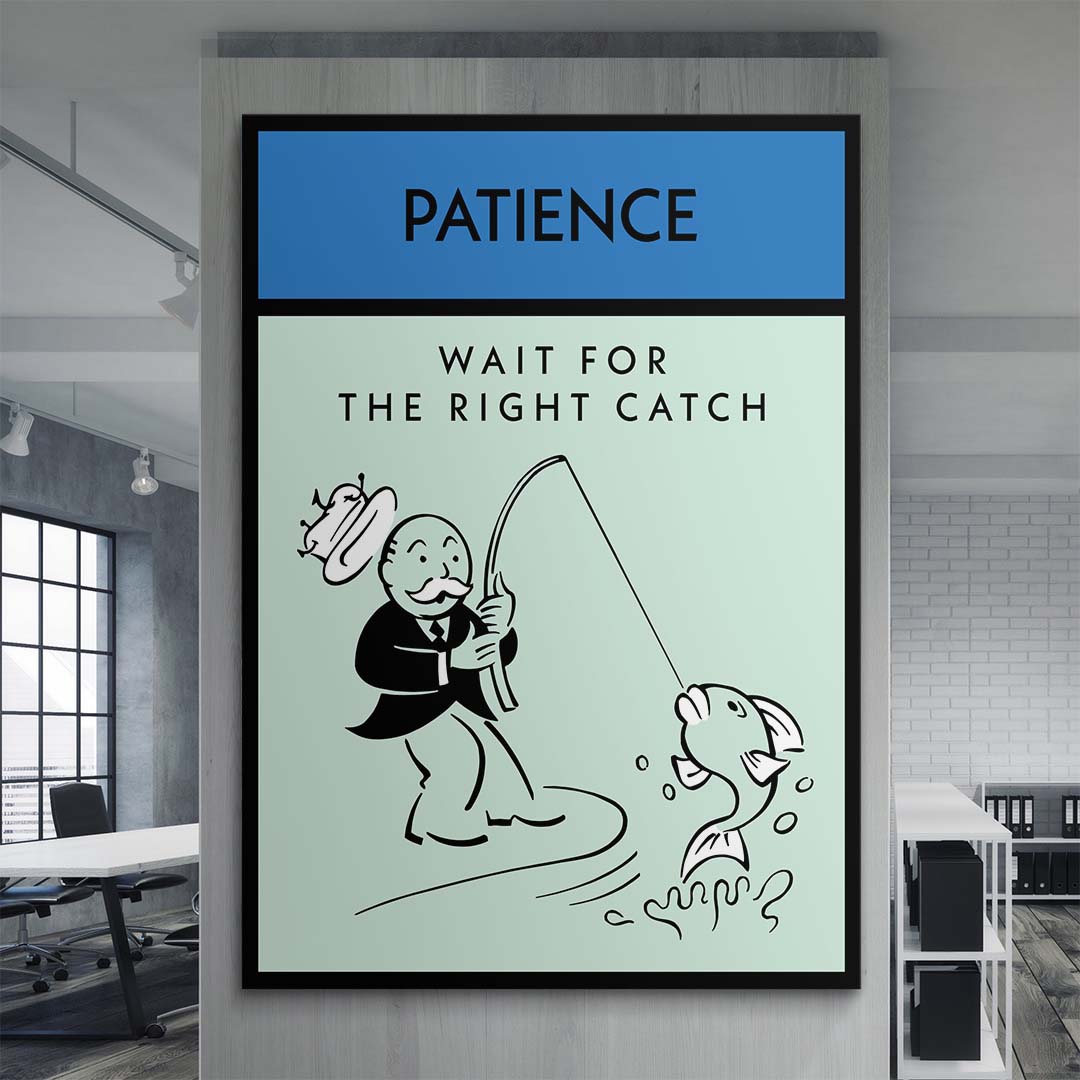 Patience canvas art