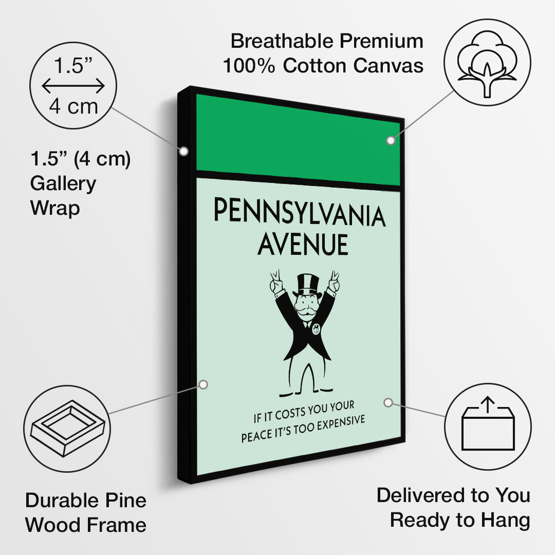 Pennsylvania Avenue canvas art