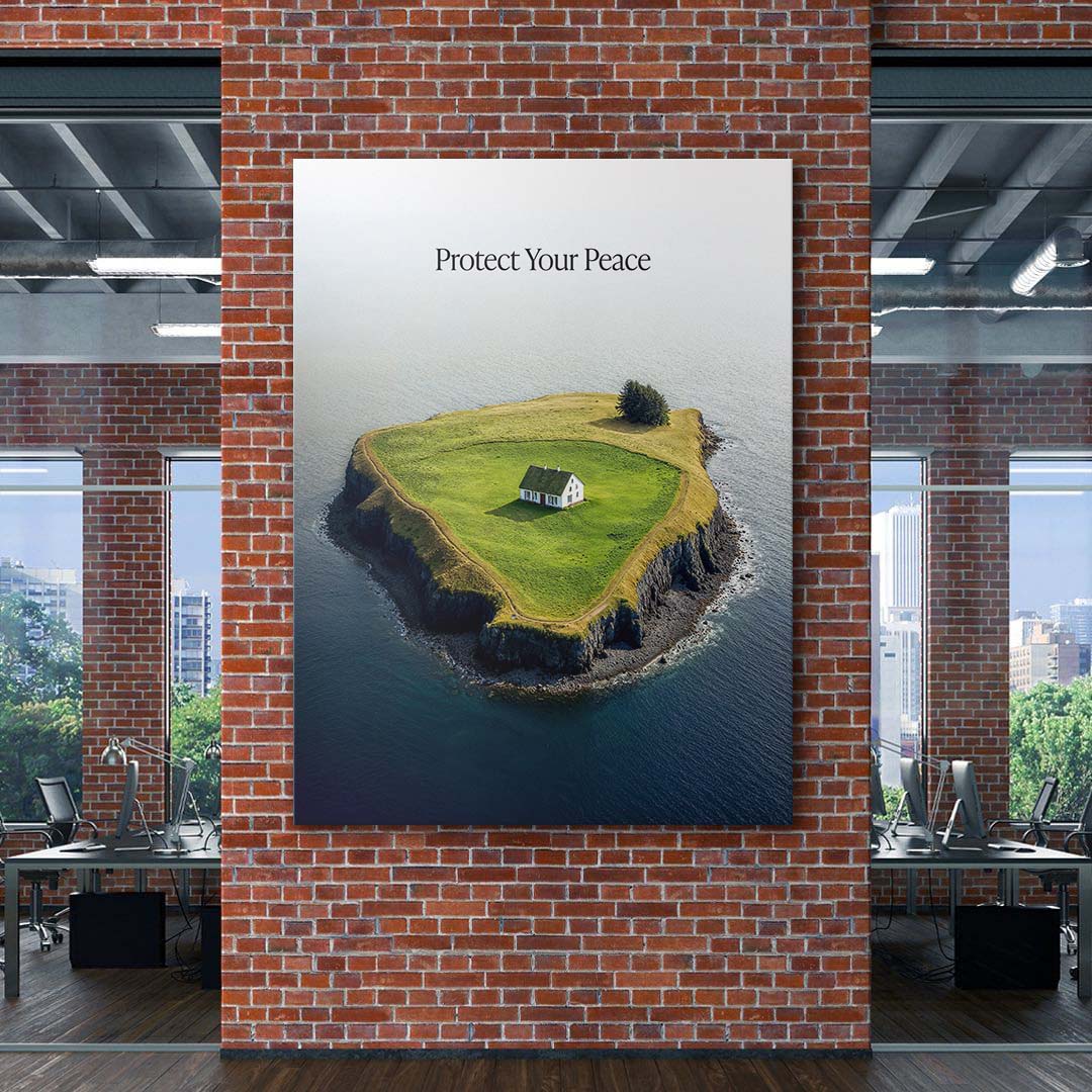 Protect Your Peace canvas wall art