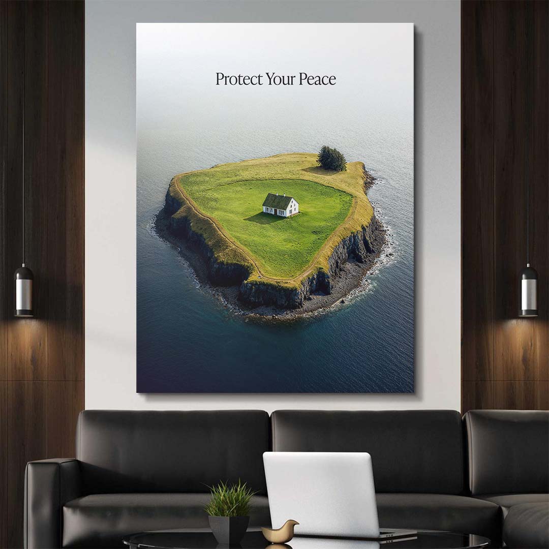 Protect Your Peace canvas art