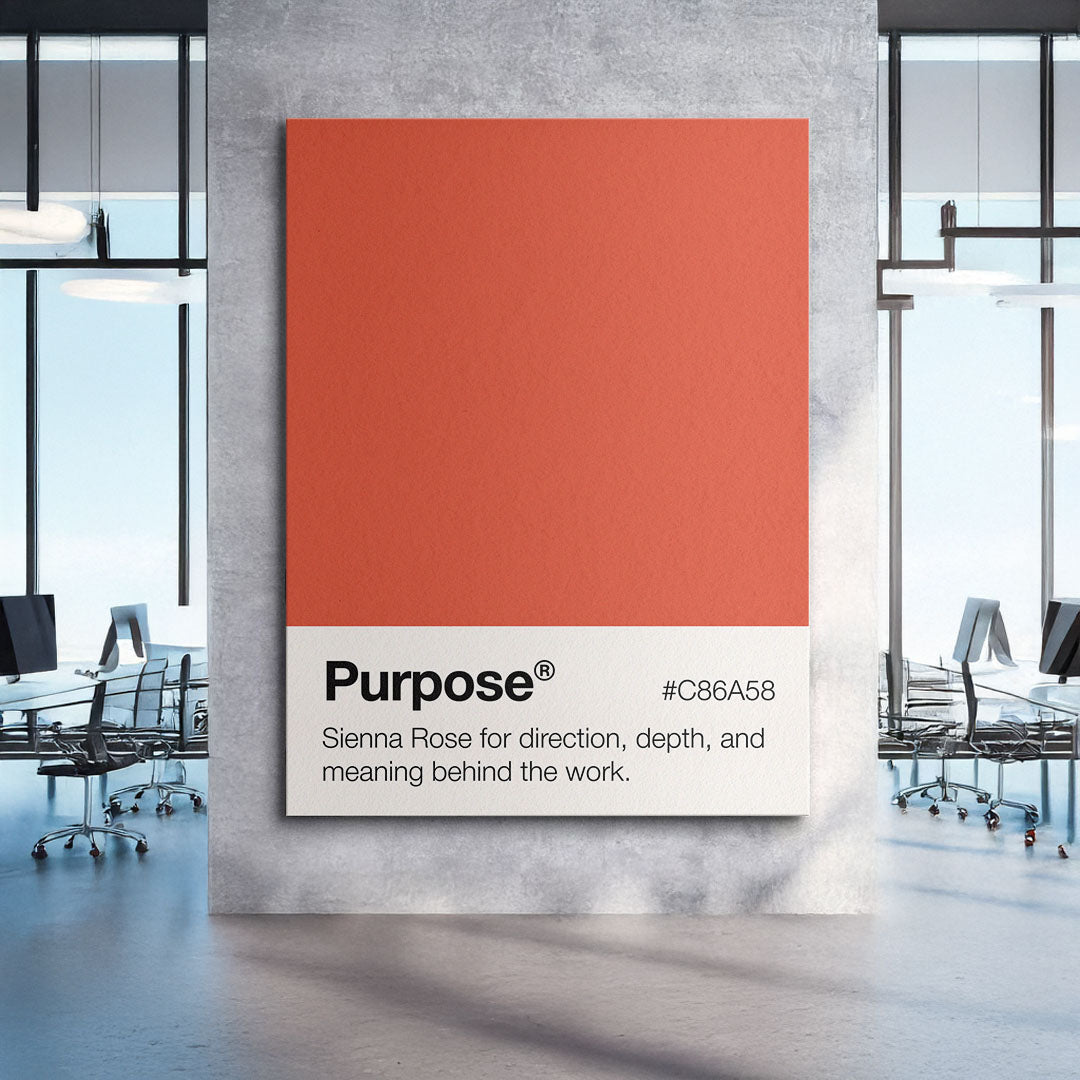 Purpose Palette canvas wall art