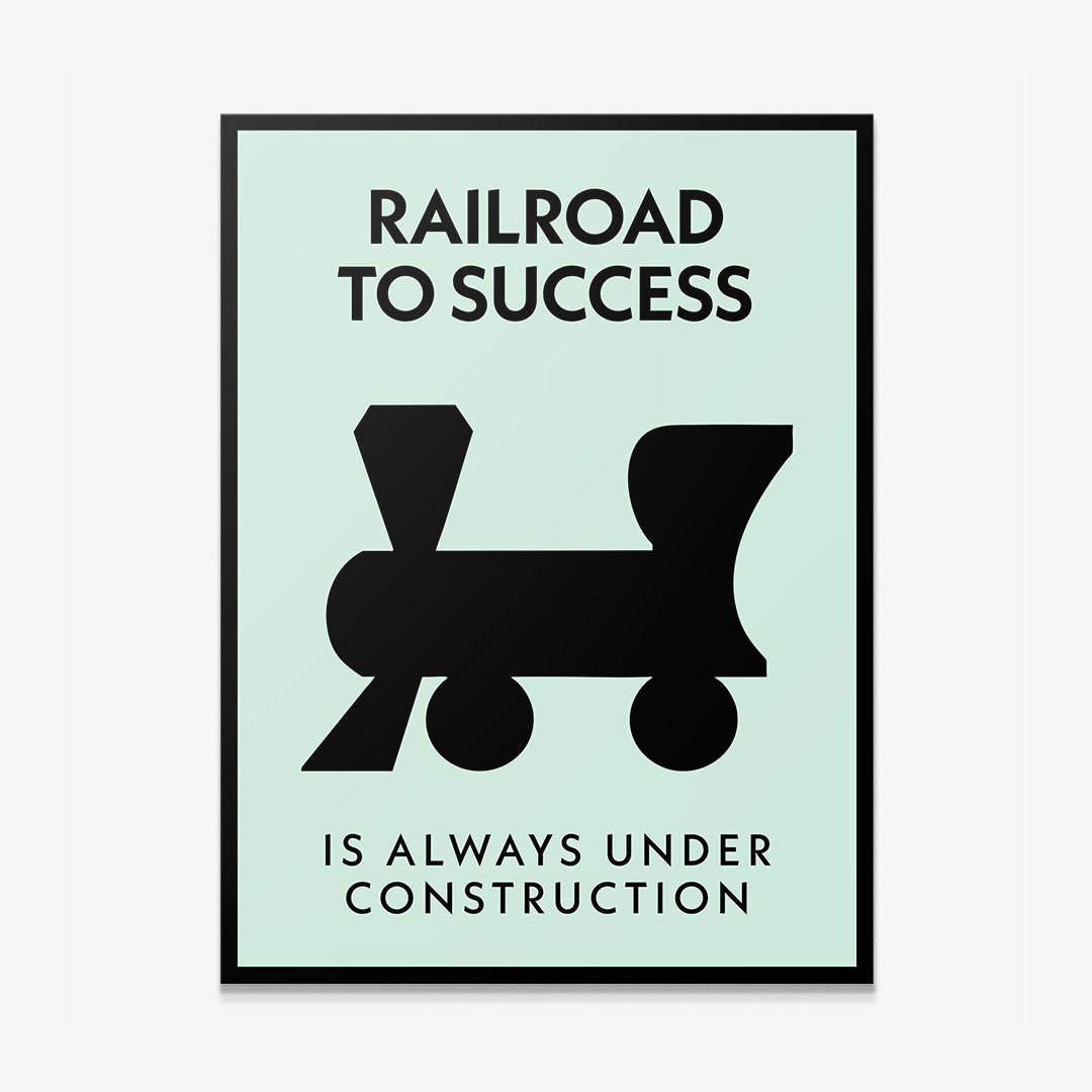 Railroad To Success canvas art