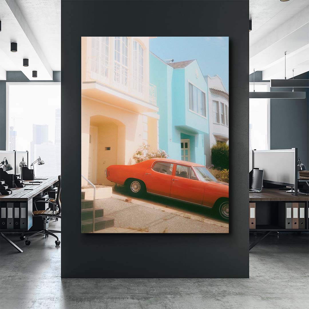 Red Slope Ride canvas art