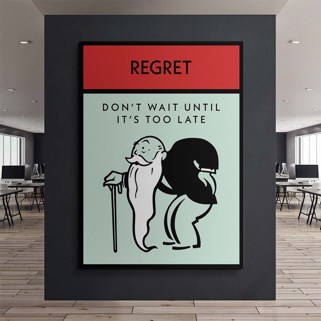Regret canvas art