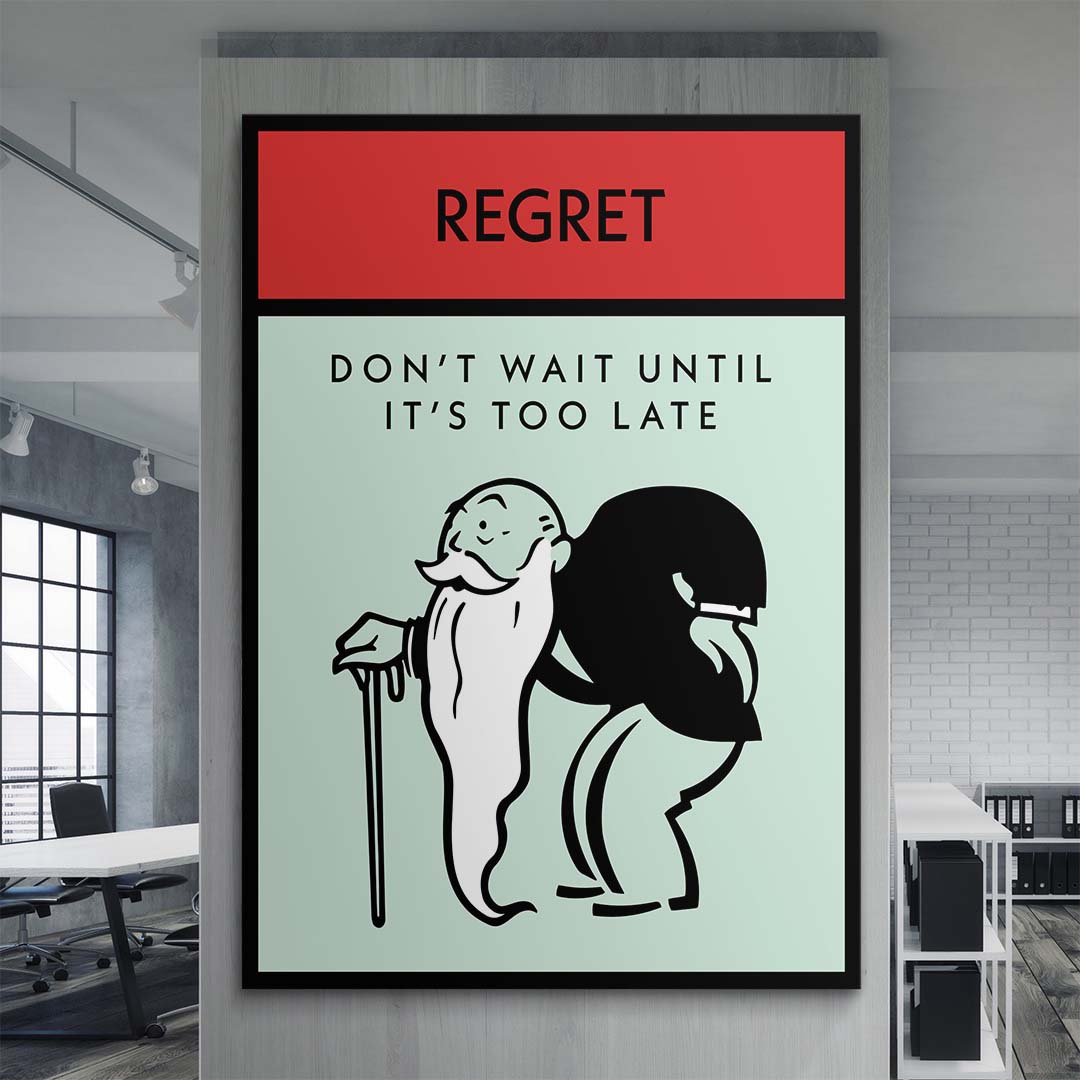 Regret canvas art