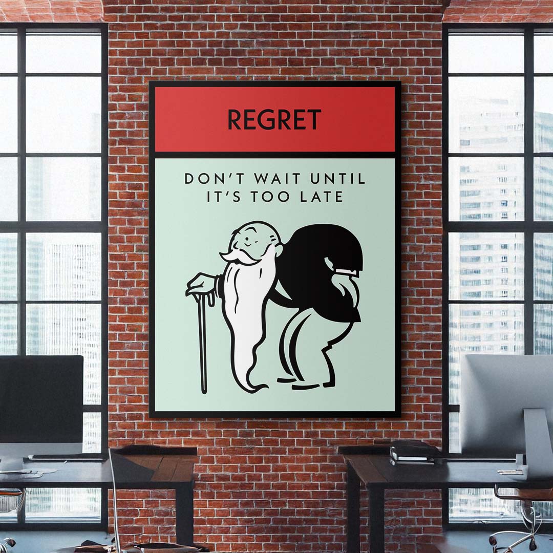 Regret canvas art