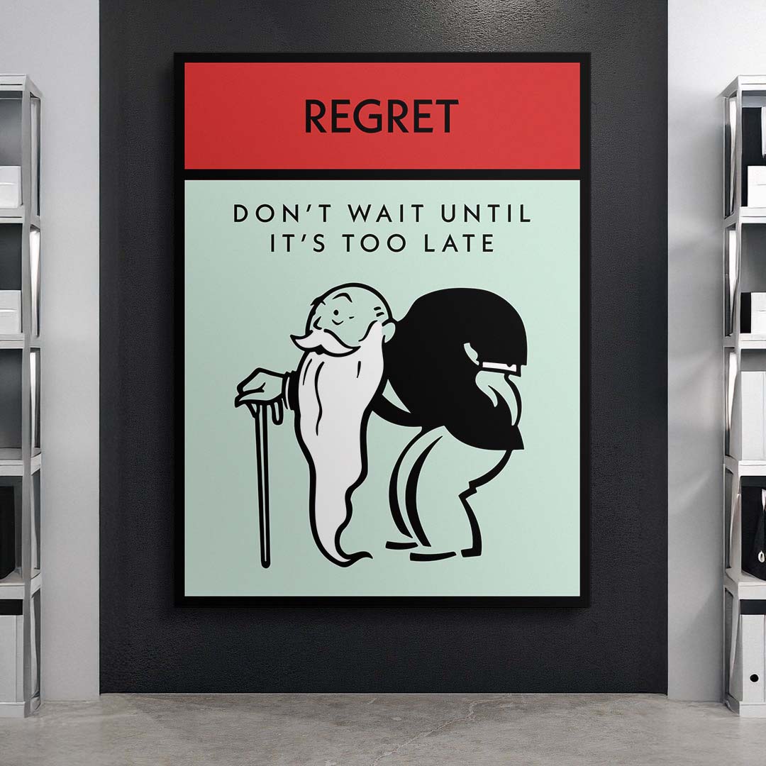 Regret canvas art