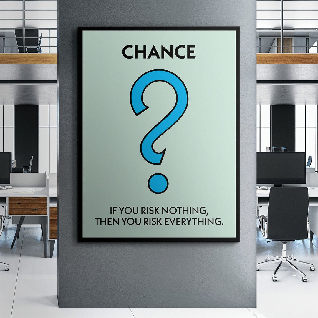 Risk Everything canvas art