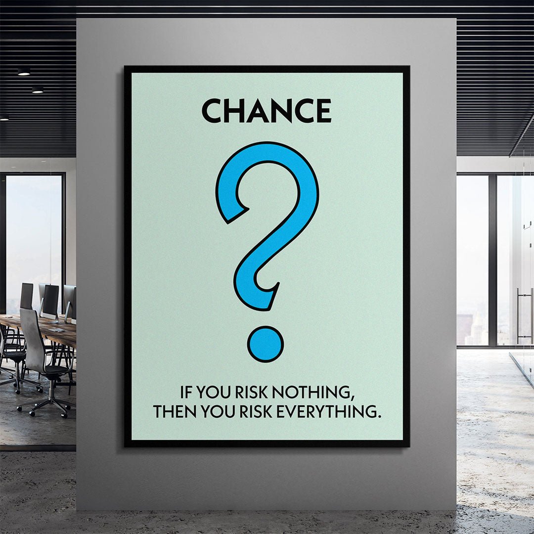 Risk Everything canvas art
