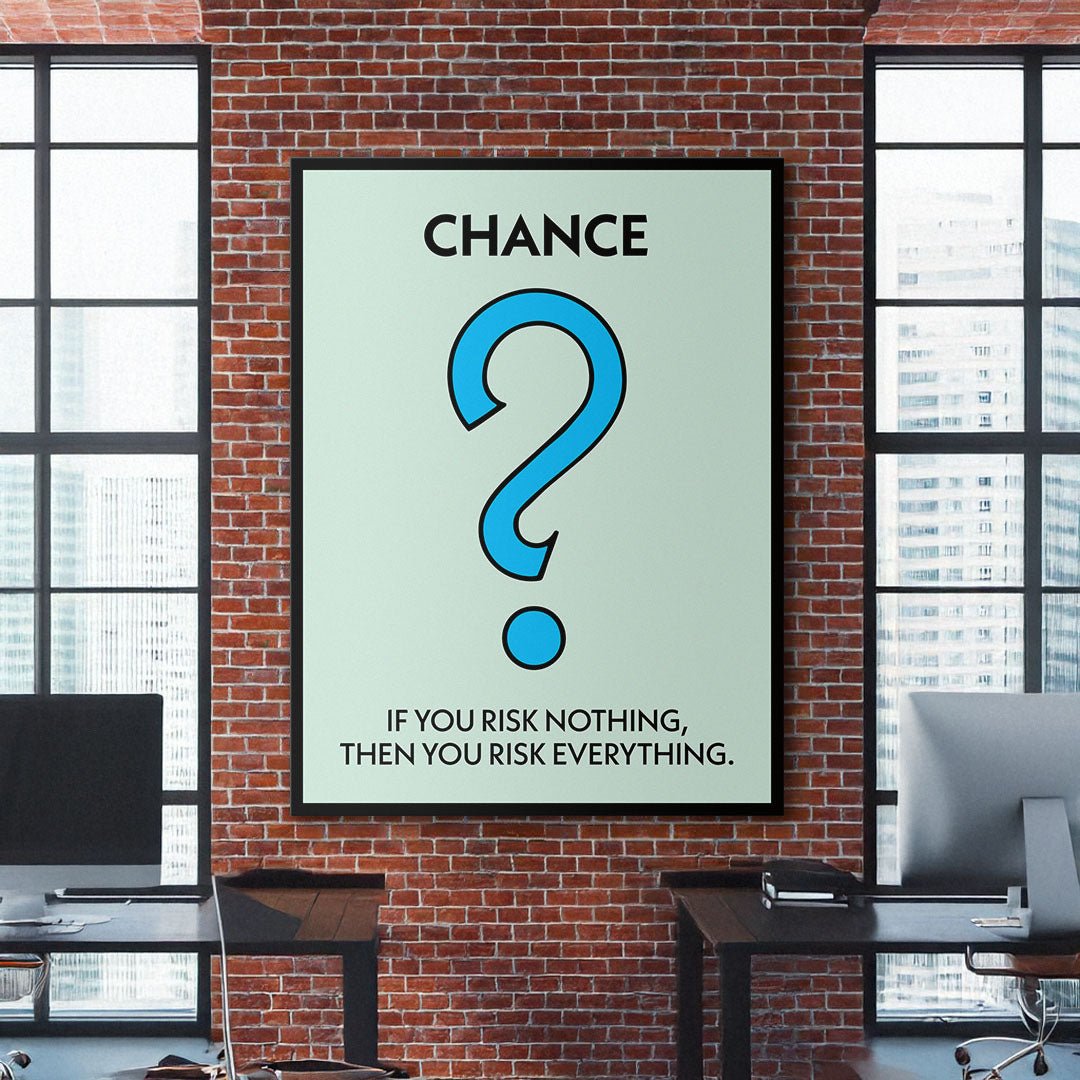 Risk Everything canvas art
