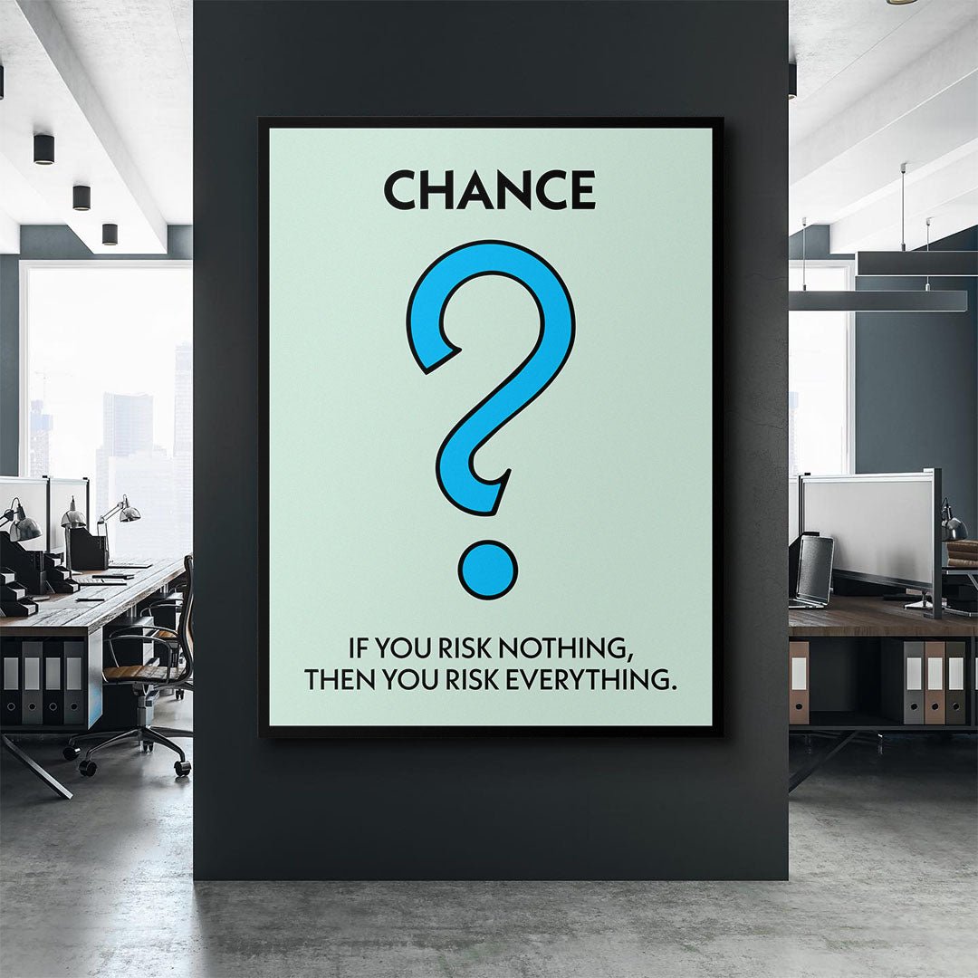 Risk Everything canvas art