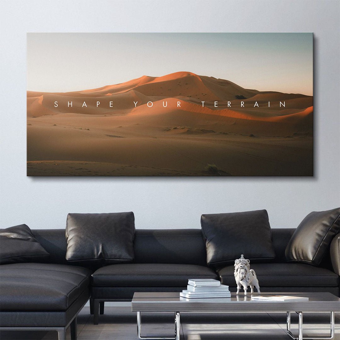 Shape Your Terrain canvas art