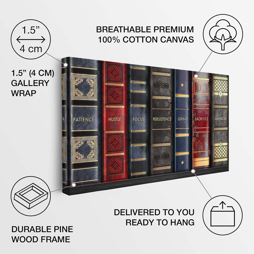 Shelf To Success canvas art