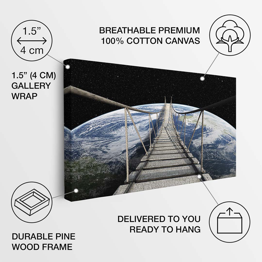Space Walk canvas art