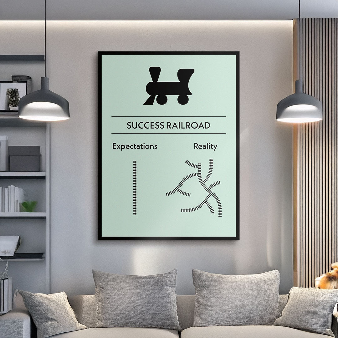 Success Railroad canvas art