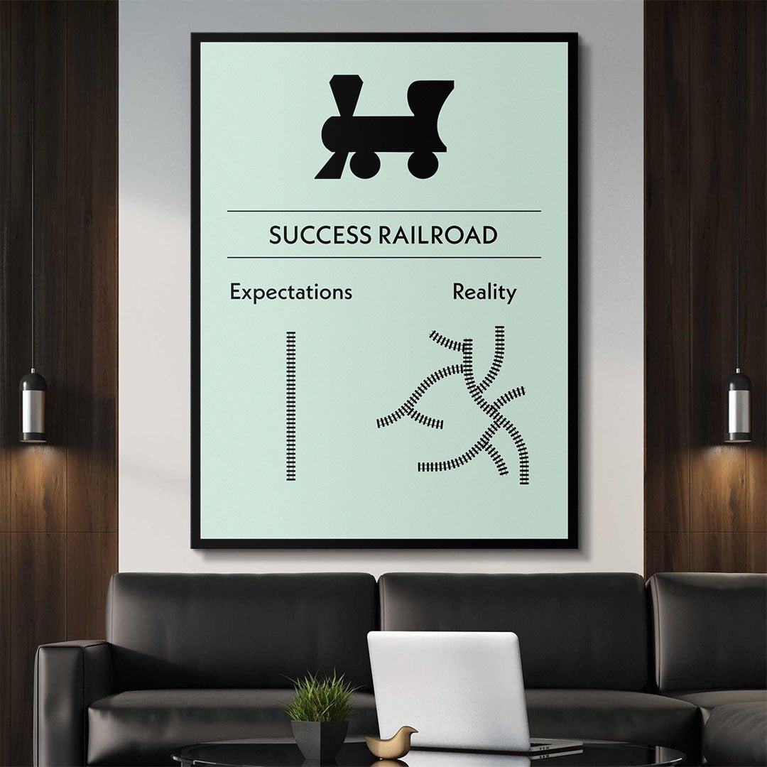 Success Railroad canvas art