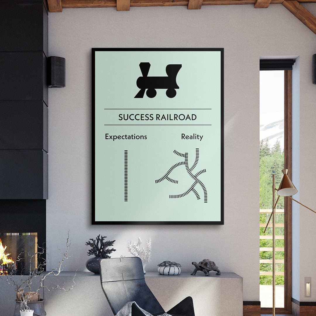 Success Railroad canvas art