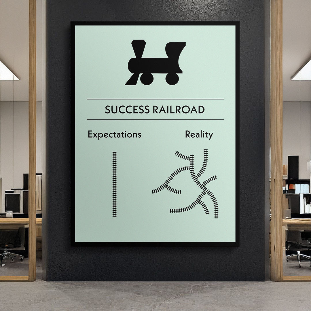 Success Railroad canvas art