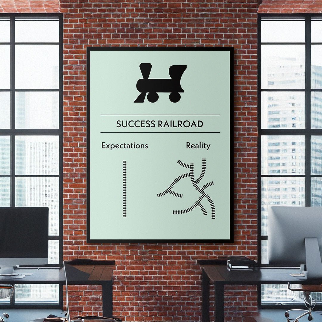 Success Railroad canvas art