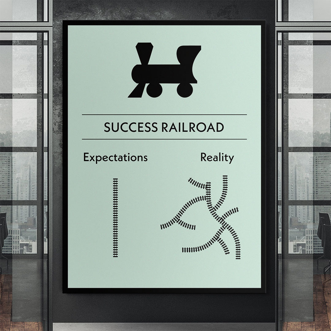 Success Railroad canvas art