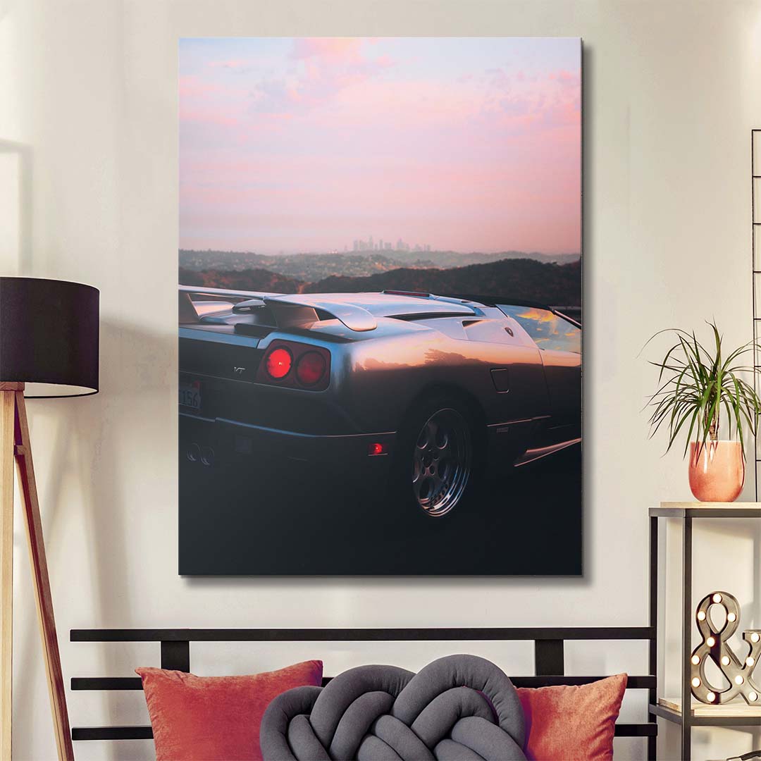 Sunset Diablo Drive canvas art