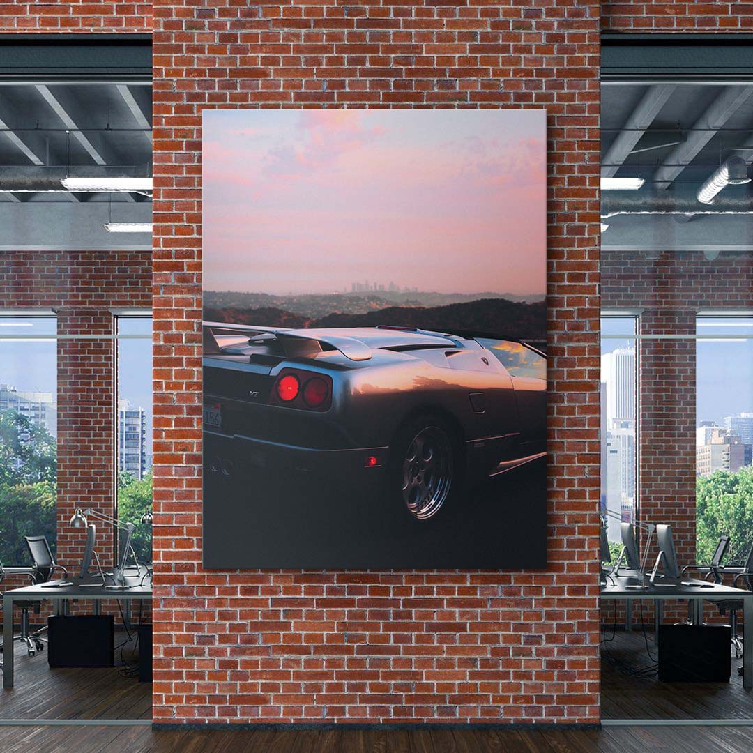 Sunset Diablo Drive canvas art
