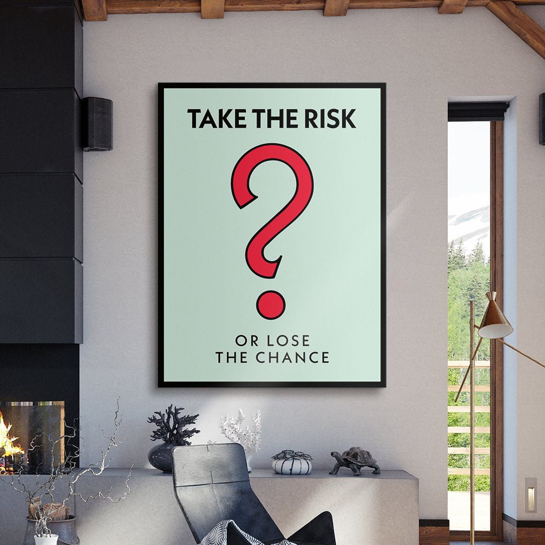 Take The Risk canvas art