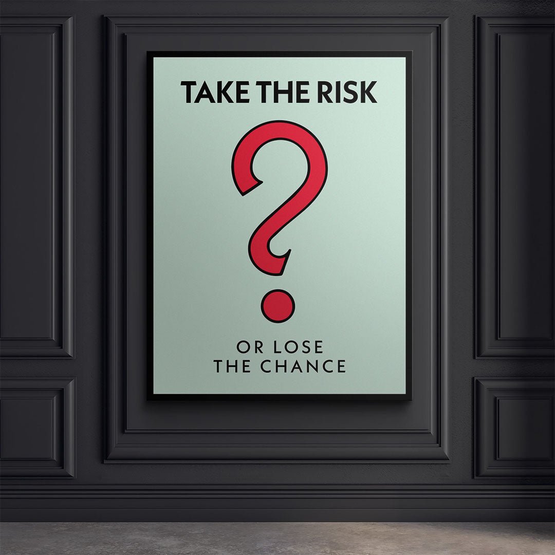 Take The Risk canvas art