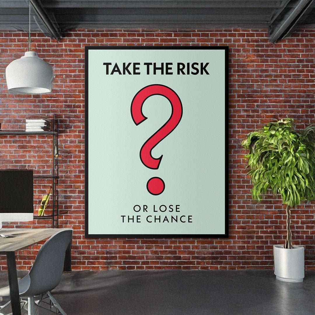 Take The Risk canvas art